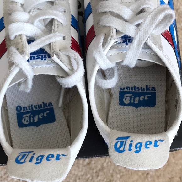 Onitsuka Tiger Kids MEXICO 66 PS. WHITE/Mid Bllue. - Picture 3 of 12